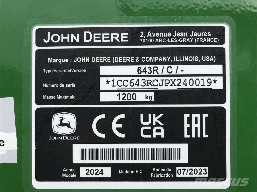 John Deere 6R 110 Trattori