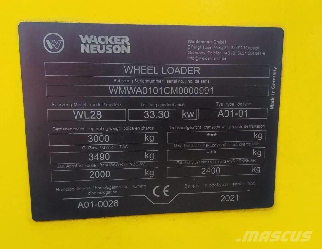 Wacker Neuson WL 28 Pale gommate