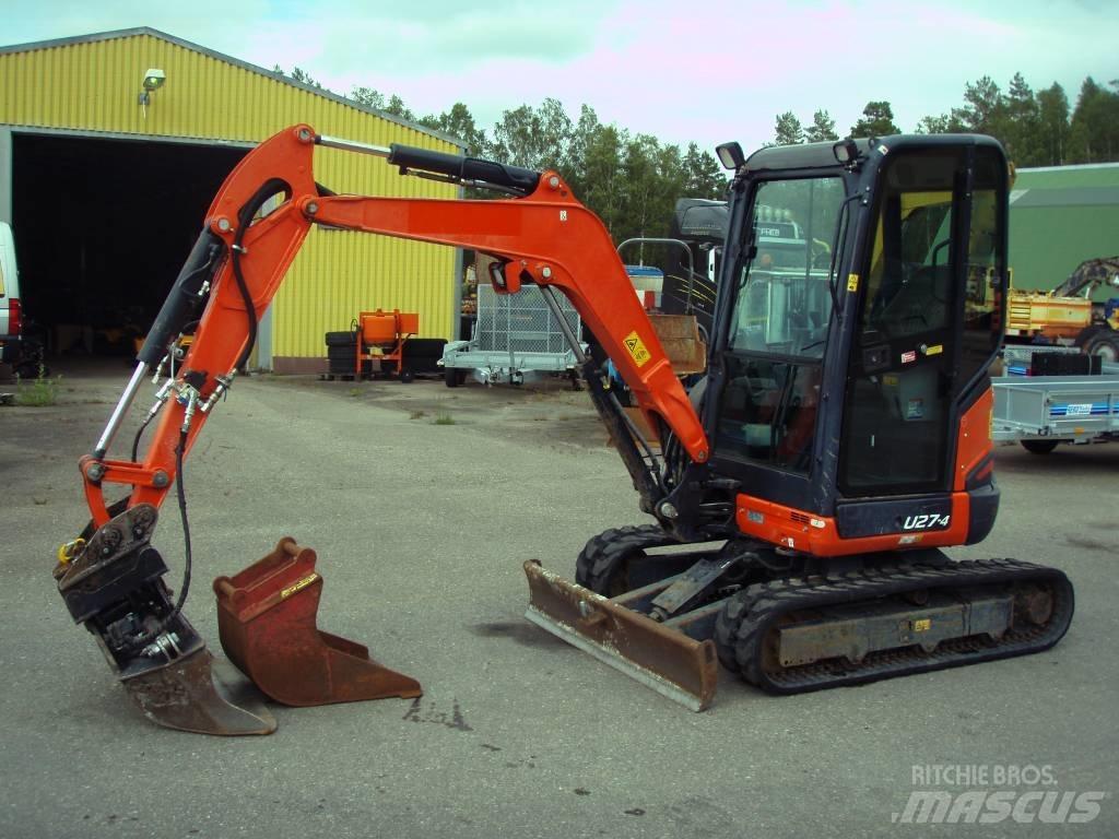 Kubota U 27-4 Miniescavatori