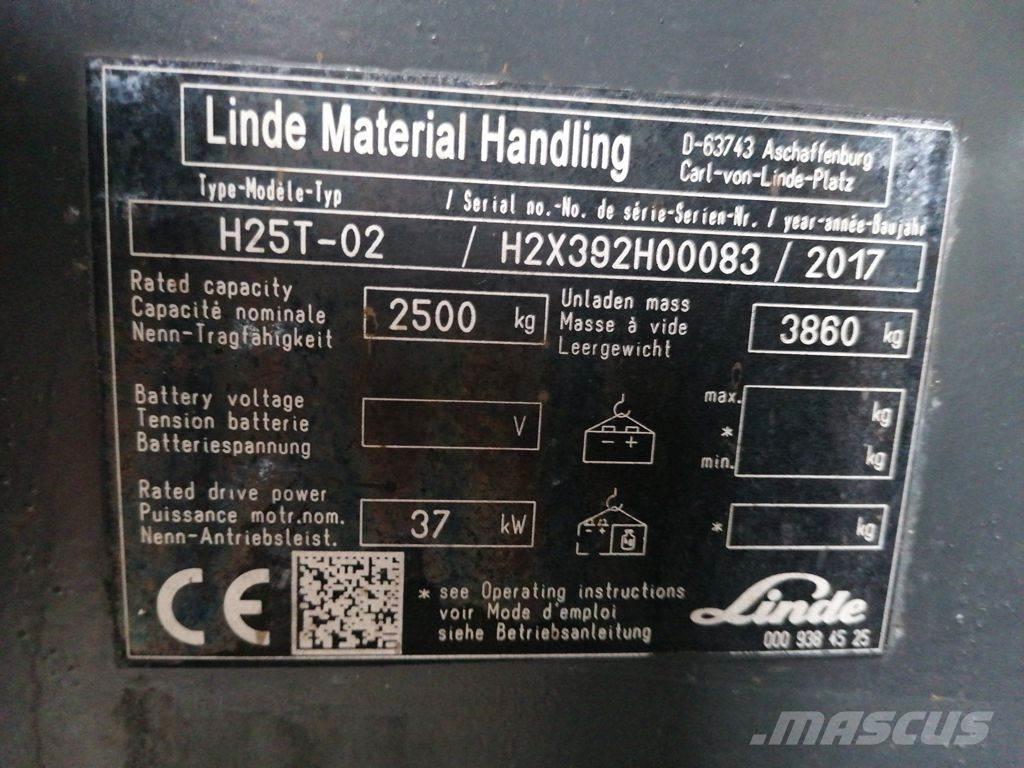 Linde H25T-01 Carrelli elevatori GPL