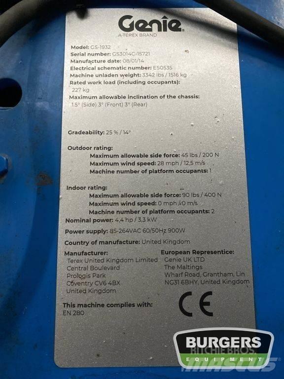 Genie GS1932 Piattaforme a pantografo