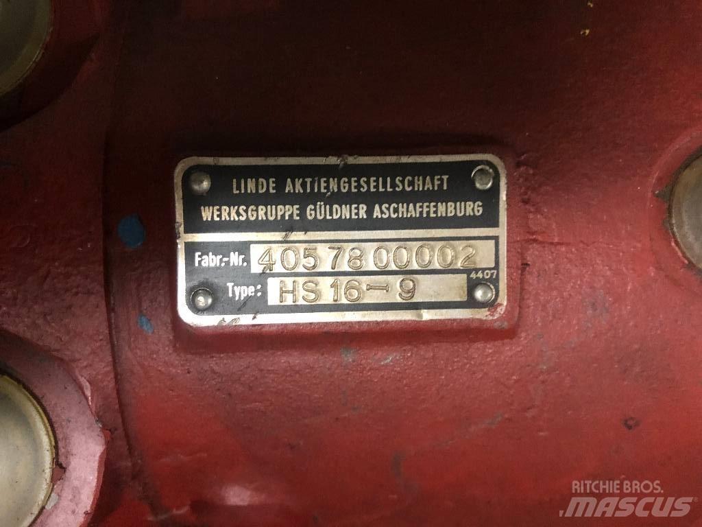 Linde HS16-9 Altri componenti