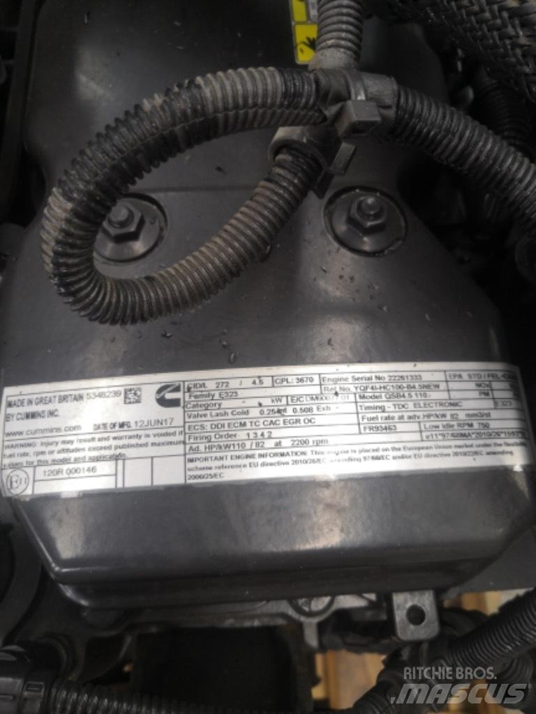 Cummins QSB4.5C-T4i Costruzioni - Altro