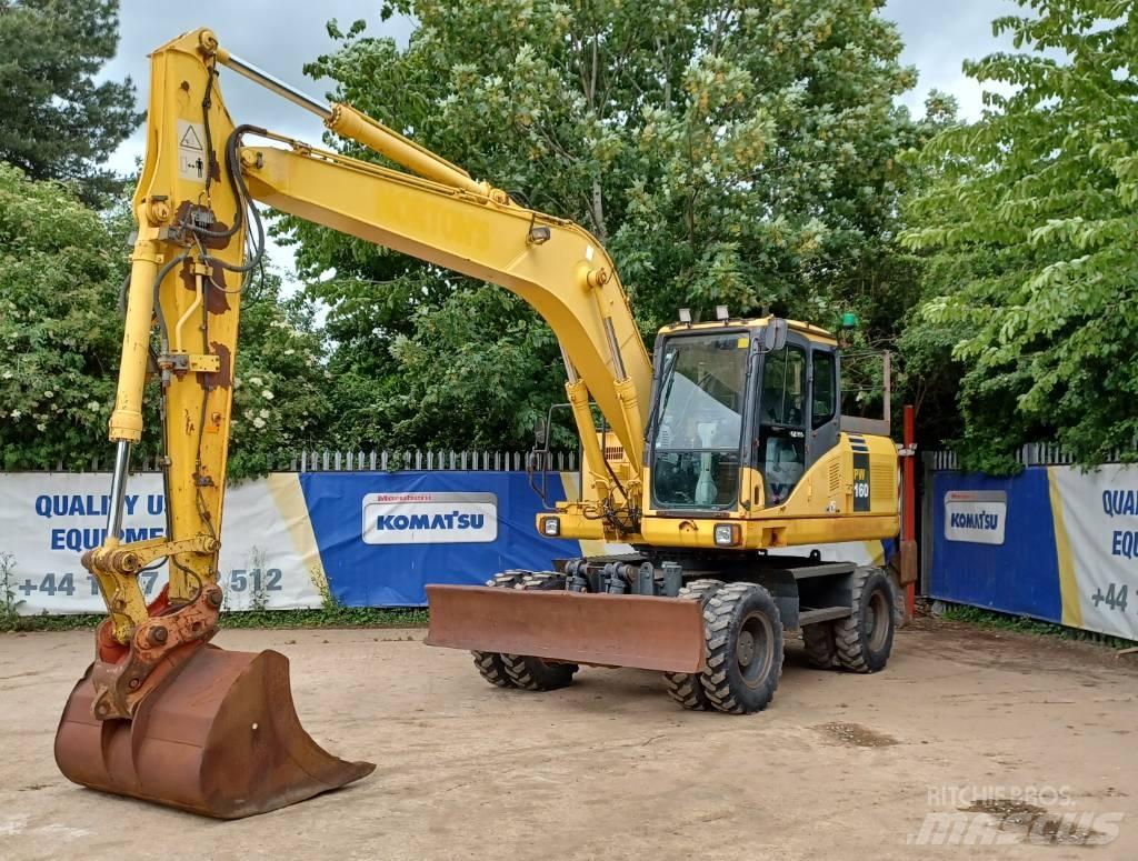 Komatsu PW 160-7 Escavatori gommati