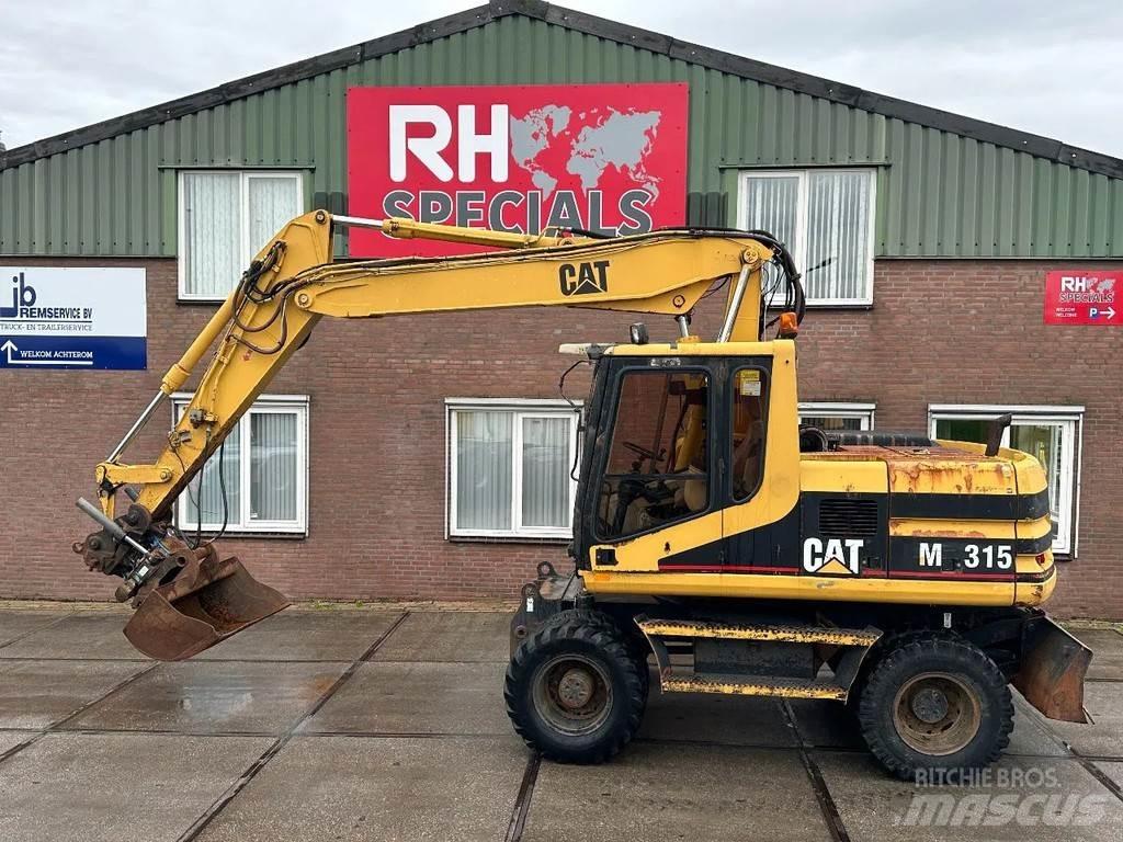 CAT M315 +ROTO CE Escavatori gommati