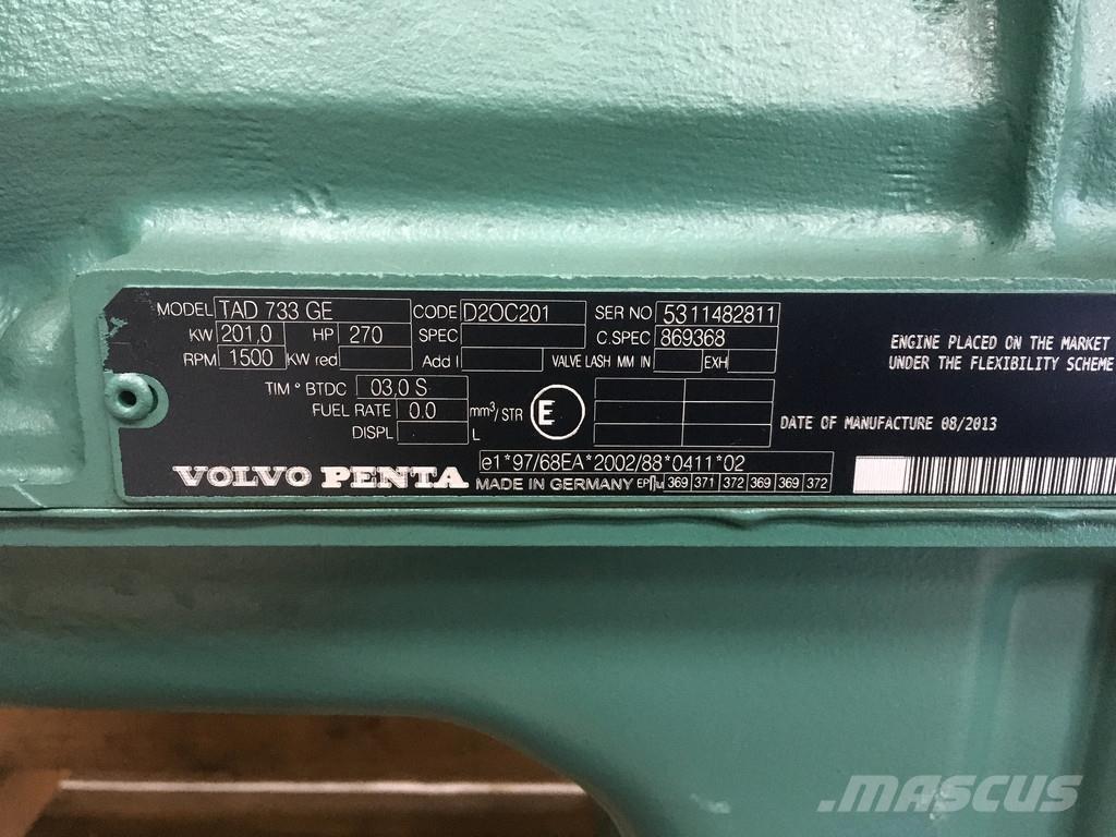 Volvo TAD733GE NEW Motori