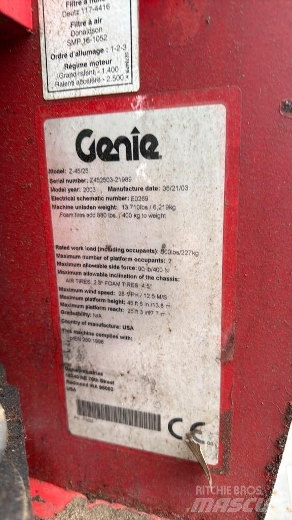 Genie Z 45 Piattaforme a braccio articolato