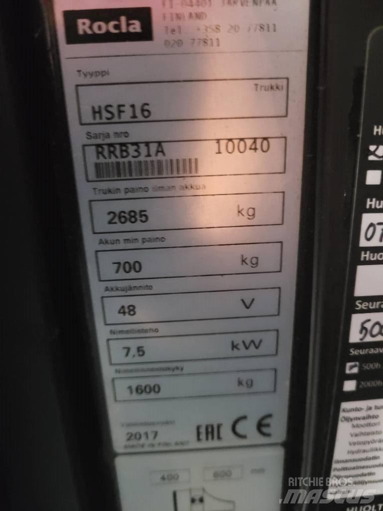 Rocla HSF16 Carrello retrattile
