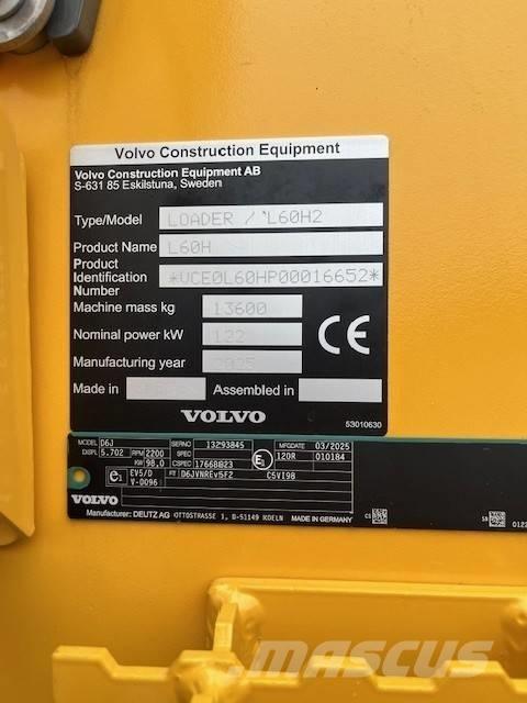 Volvo L 60 H Pale gommate