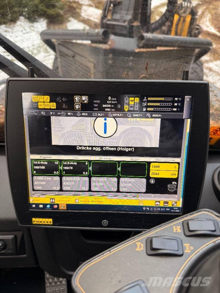 Ponsse Ergo 8W Abbattitrici, Disboscatrici