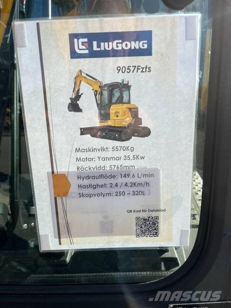 LiuGong 9057 FZTS Miniescavatori