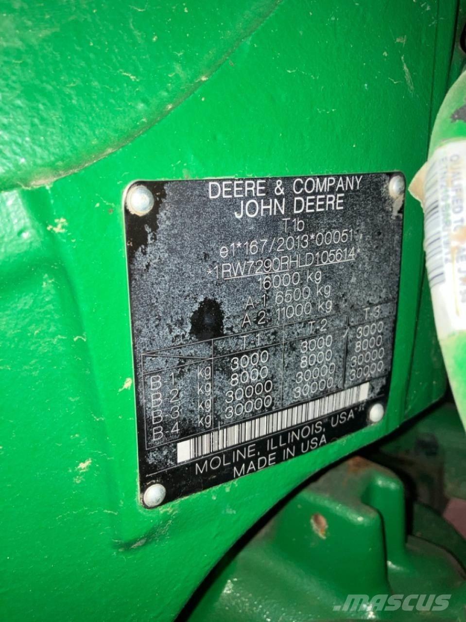 John Deere 7290R Trattori