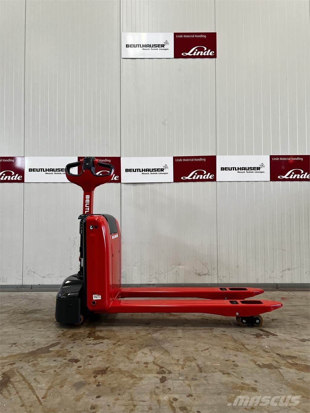 Linde MT15 Transpallet uomo a terra