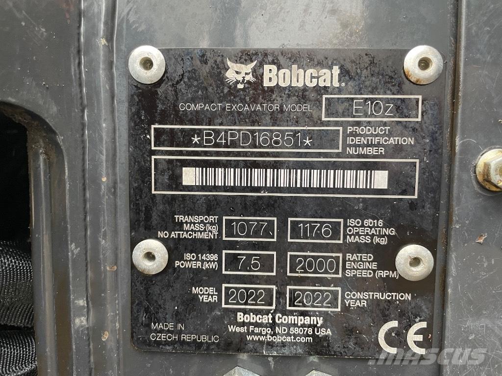 Bobcat E 10z Miniescavatori