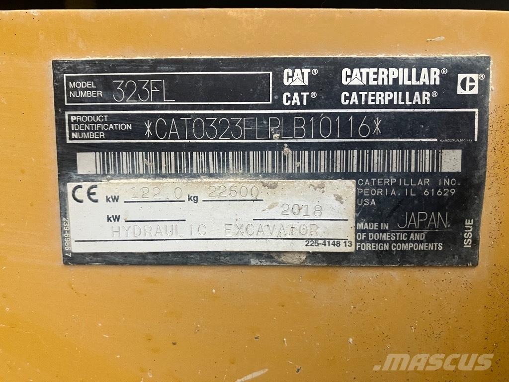 CAT 323 F L Escavatori cingolati