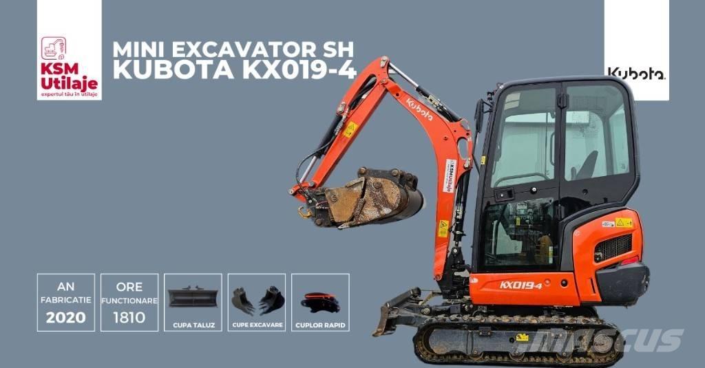Kubota KX 019-4 Miniescavatori