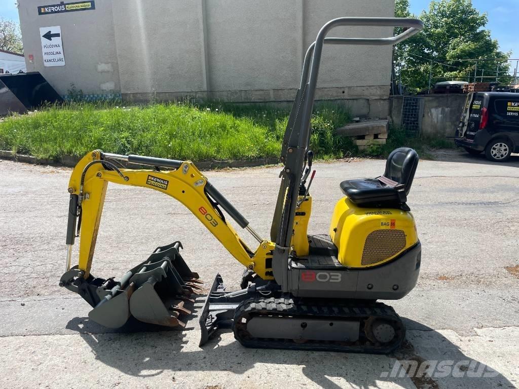 Wacker Neuson 803 Miniescavatori