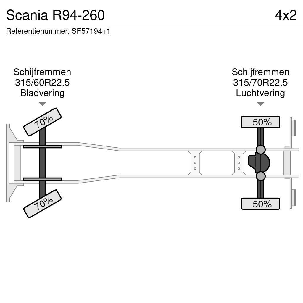 Scania R94-260 Motrici centinate