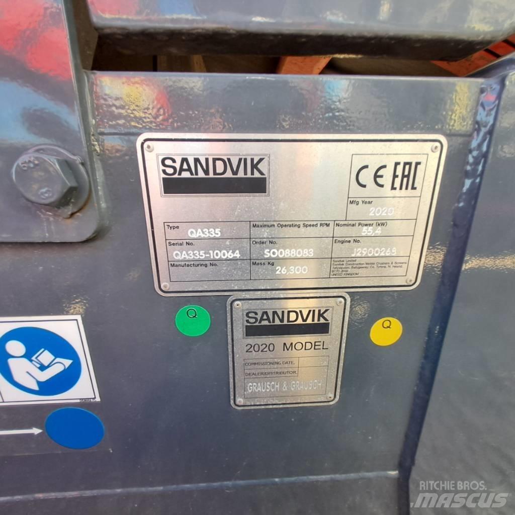 Sandvik QA 335 Vagli vibranti