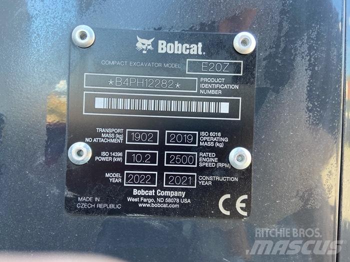 Bobcat E20z Miniescavatori