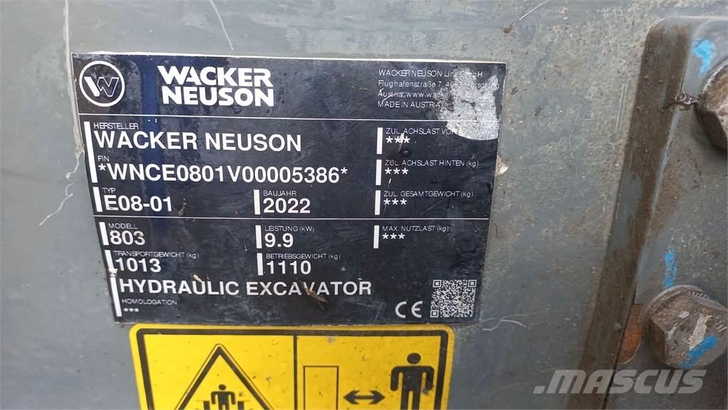 Wacker Neuson 803 Escavatori cingolati