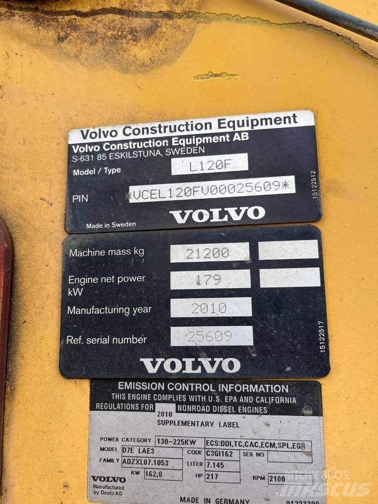 Volvo L 120 F Pale gommate