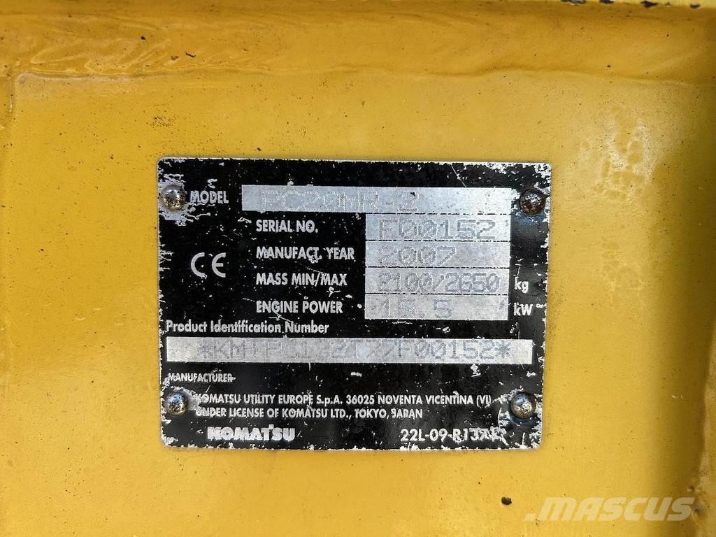 Komatsu PC20MR-2 Miniescavatori