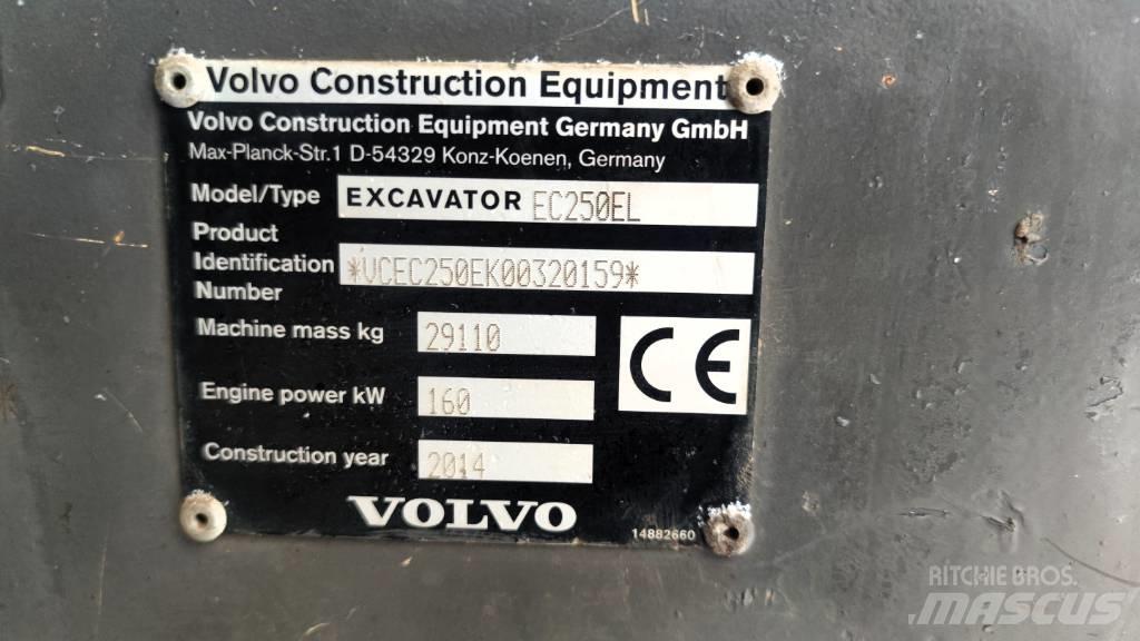 Volvo EC 250 EL Escavatori cingolati