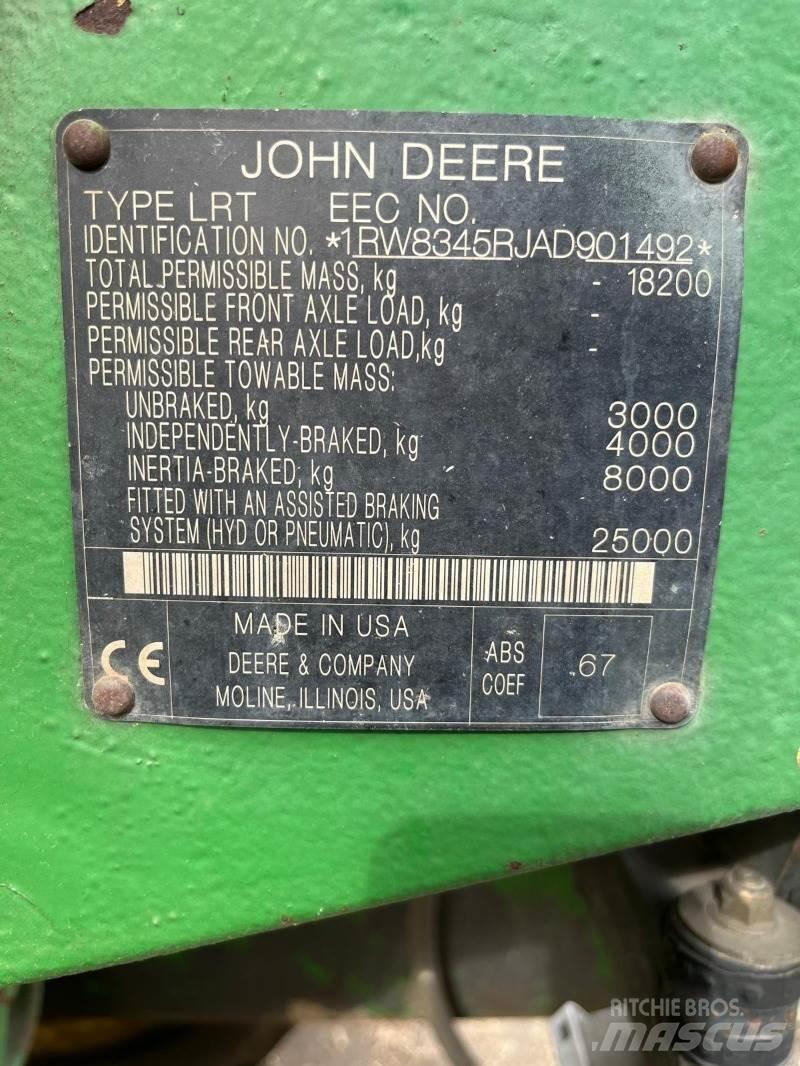 John Deere 8345RT Gru cingolate