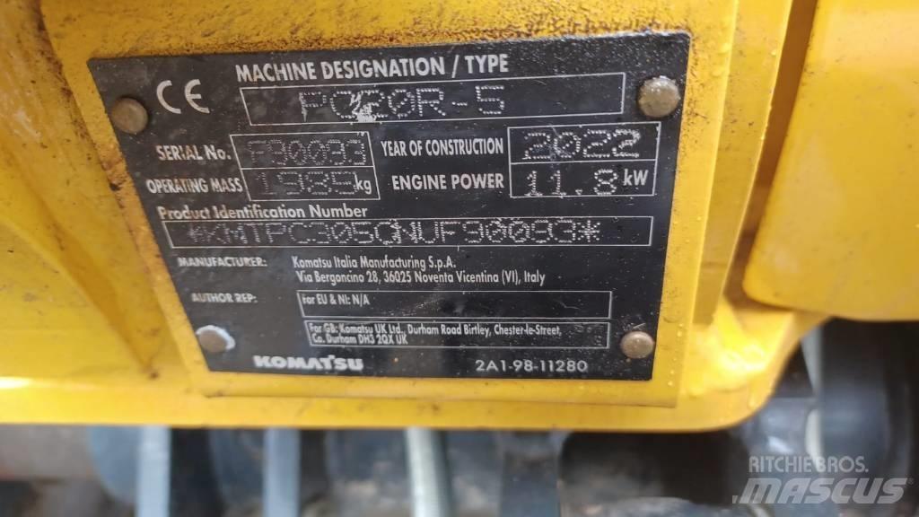 Komatsu PC 20 MR-5 Miniescavatori