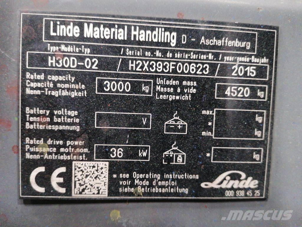 Linde H30D-02 Carrelli elevatori diesel