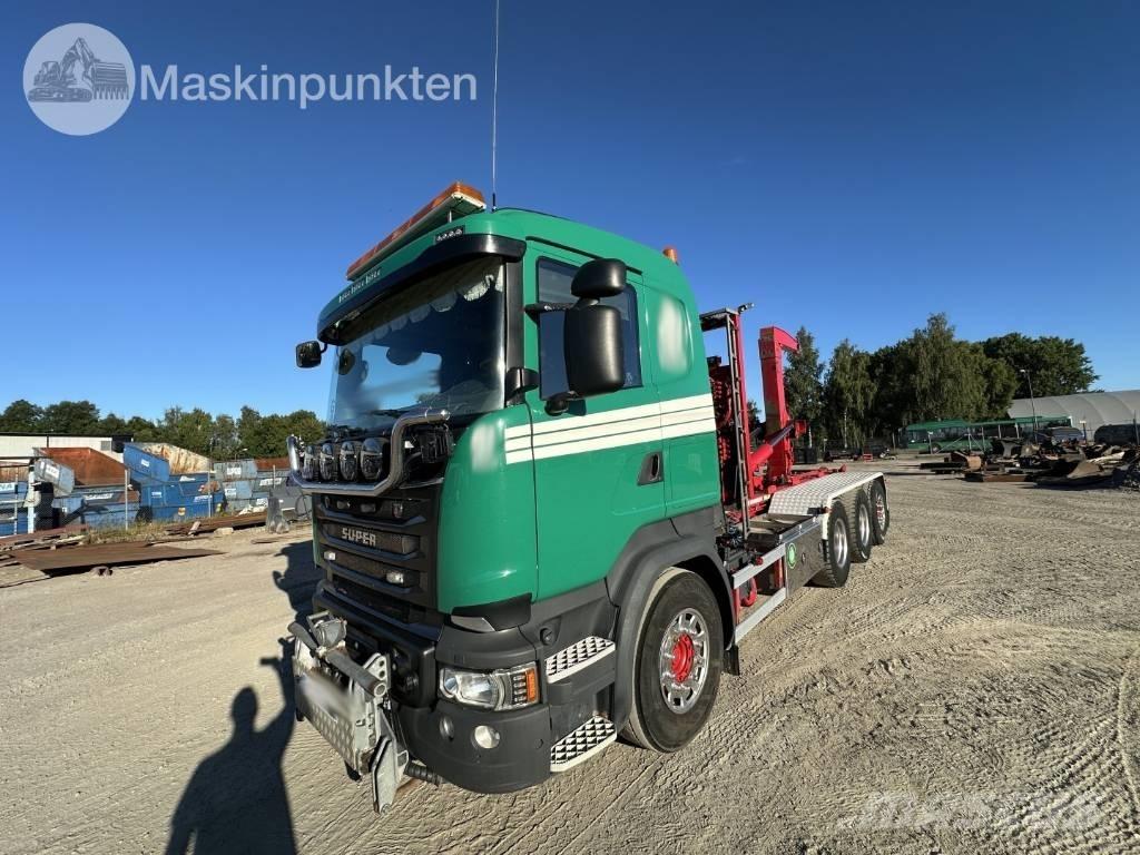 Scania R 580 LB Camion con gancio di sollevamento