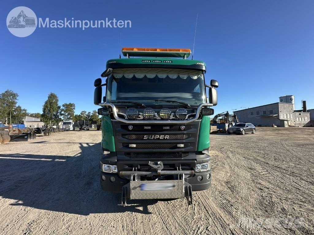 Scania R 580 LB Camion con gancio di sollevamento