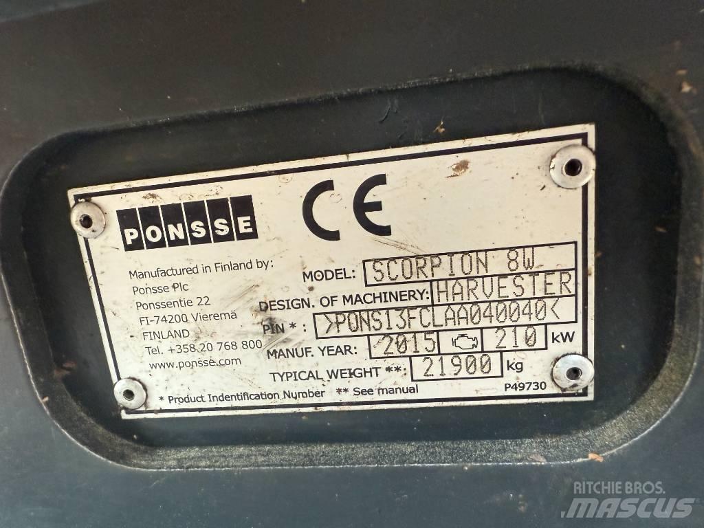 Ponsse SCORPION 8W Abbattitrici, Disboscatrici