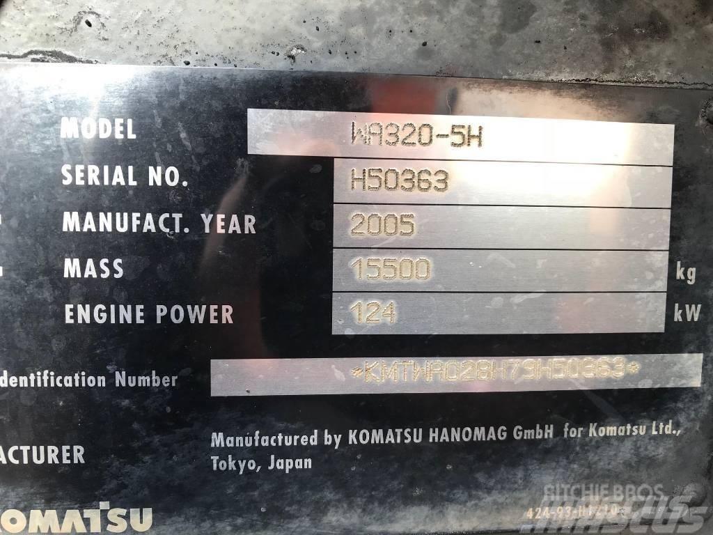Komatsu WA320-5H Pale gommate