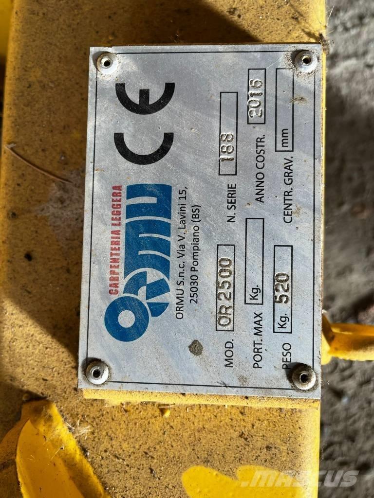  ORMU LAMA NEVE 2500 Lame spazzaneve e aratri
