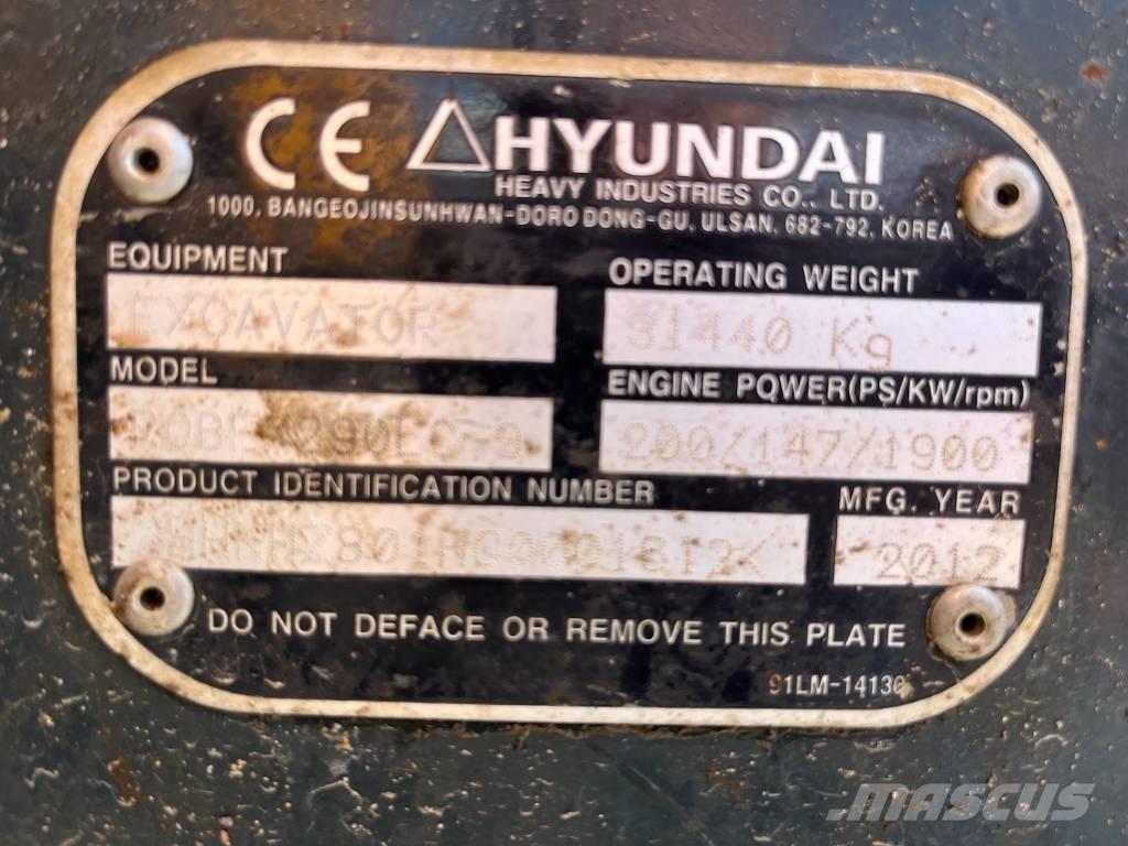 Hyundai Robex 290-9 Escavatori cingolati