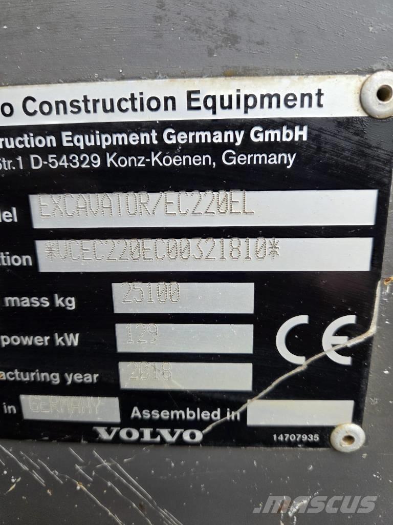 Volvo EC220EL Escavatori cingolati
