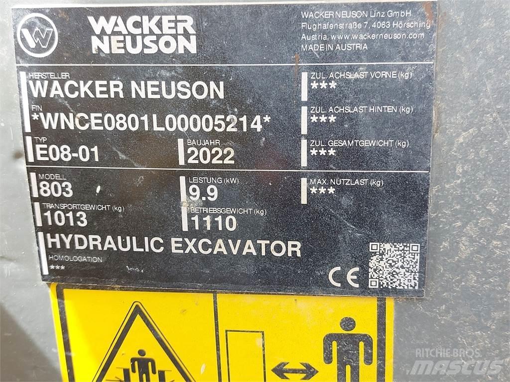 Wacker Neuson 803 Escavatori cingolati