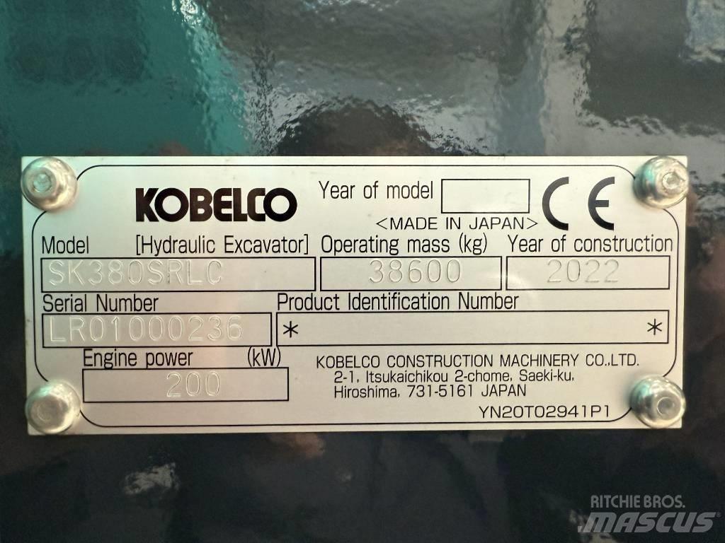 Kobelco SK380SRLC Escavatori cingolati