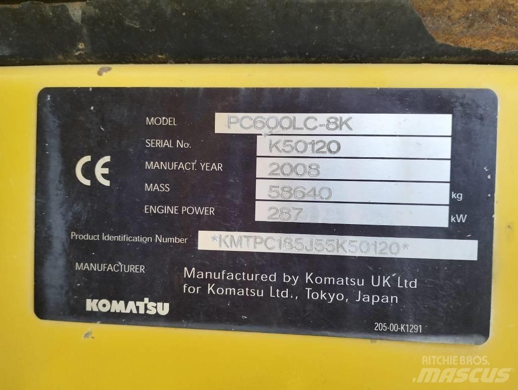 Komatsu PC600LC-8K Escavatori cingolati