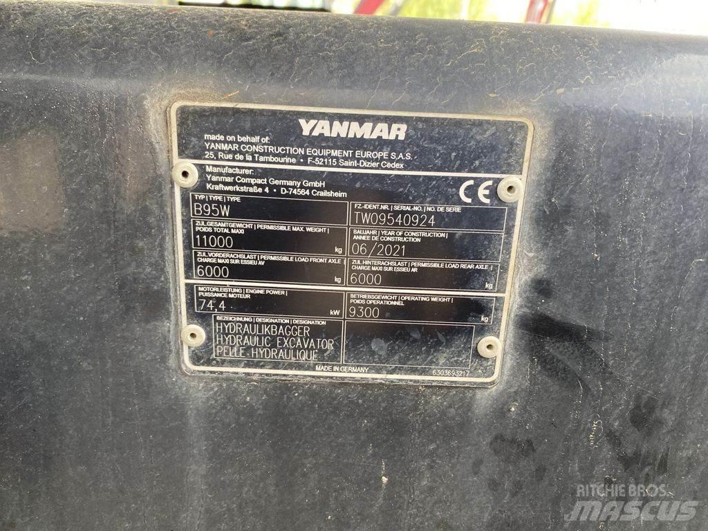 Yanmar B95W Escavatori gommati
