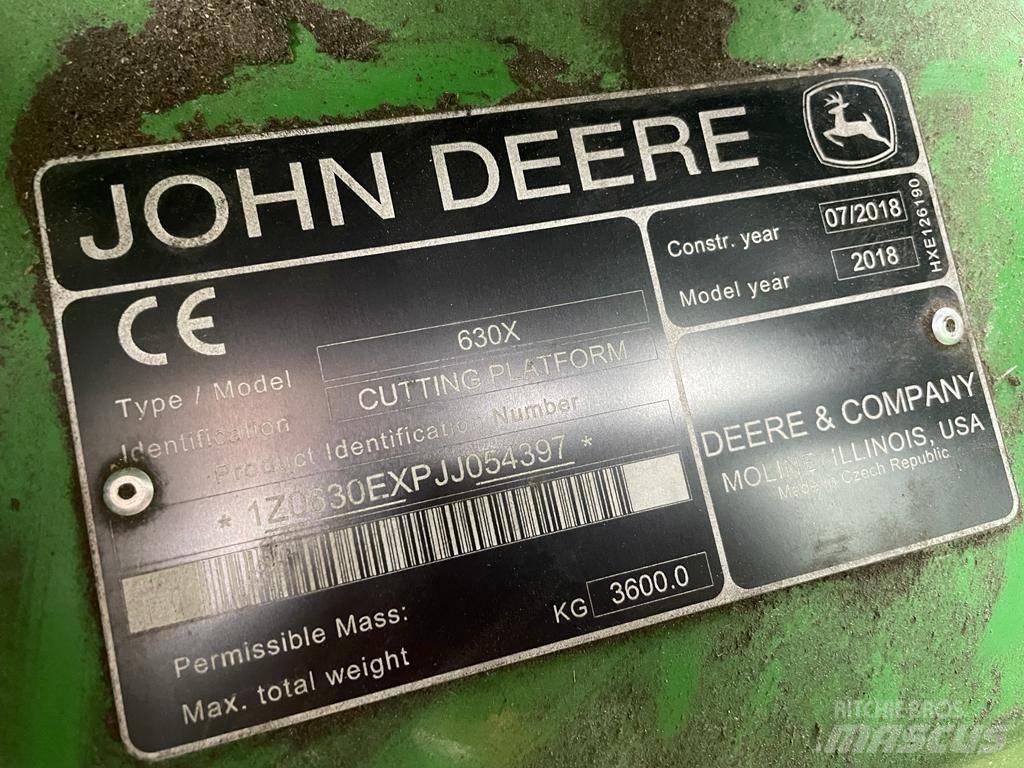 John Deere 630x Accessori per mietitrebbiatrici