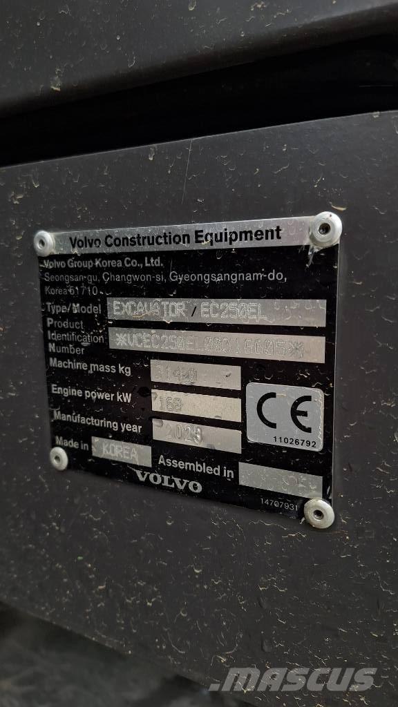 Volvo EC 250 EL Escavatori cingolati