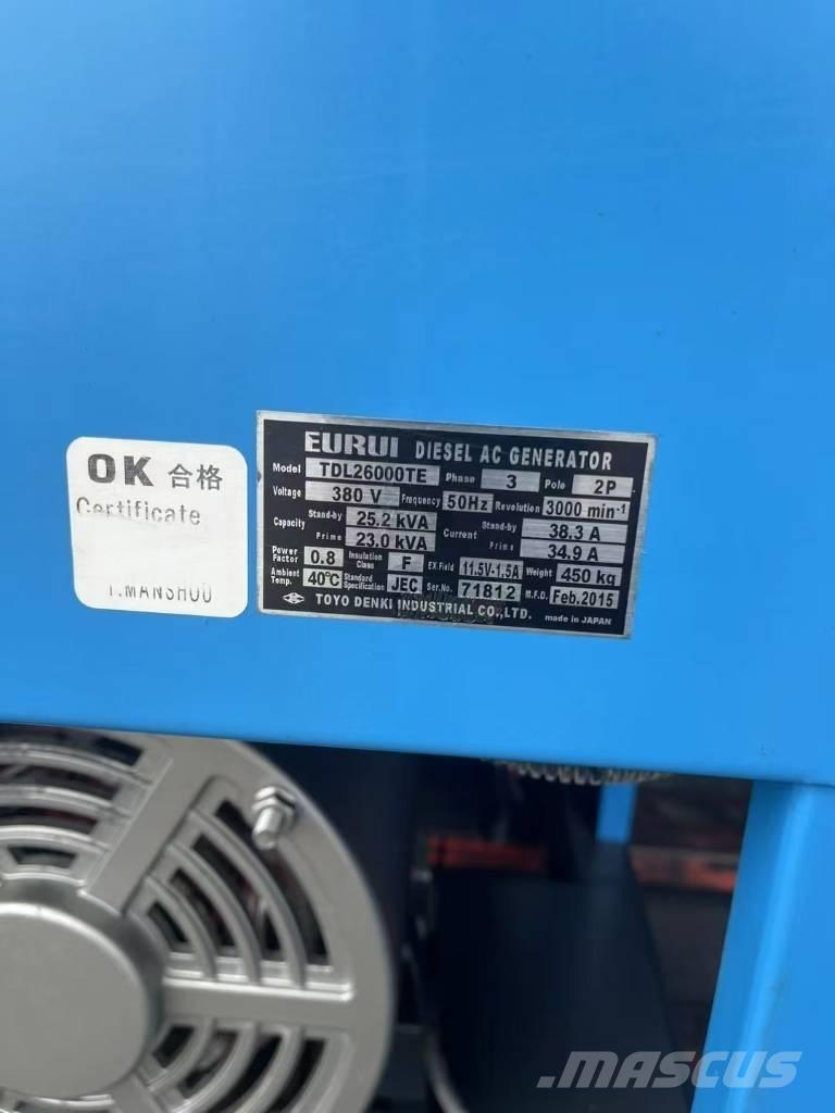 Yanmar 25KVA Generatori diesel