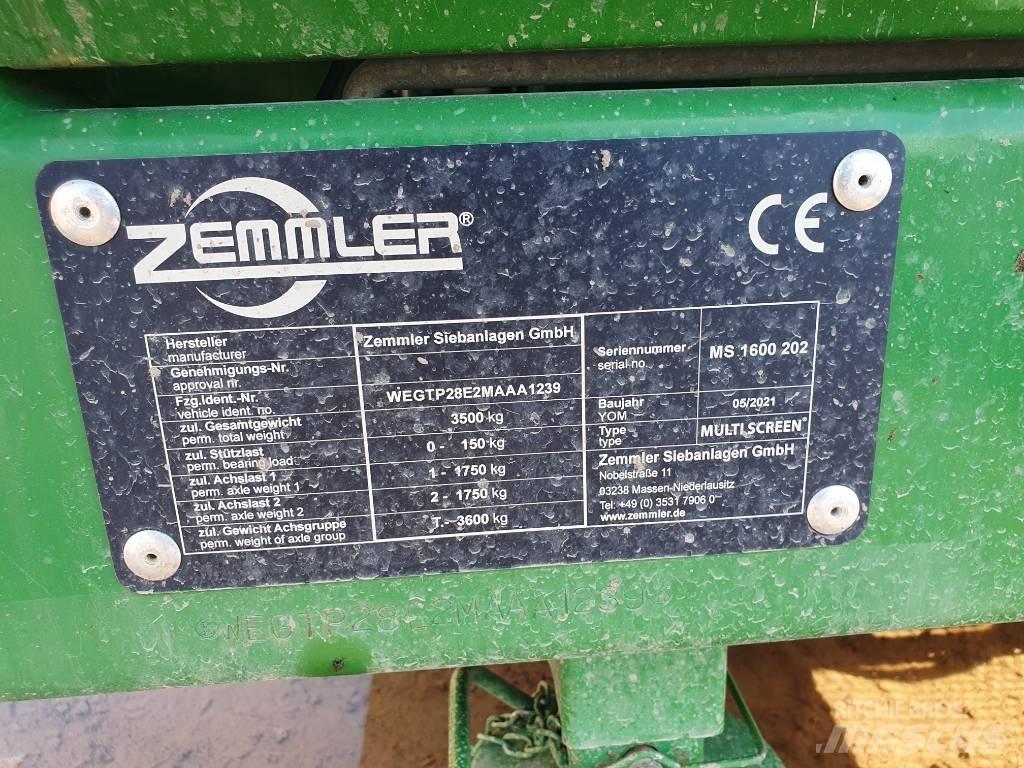 Zemmler MS 1600 Vagli mobili