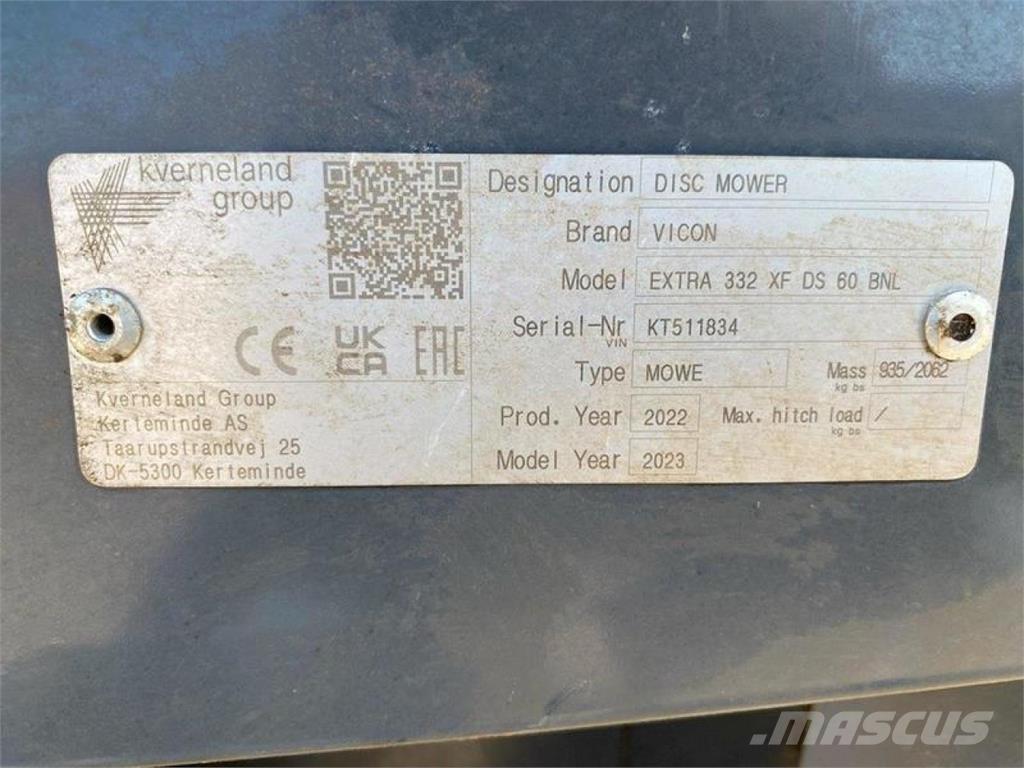 Vicon EXTRA 332 XF Falciatrici