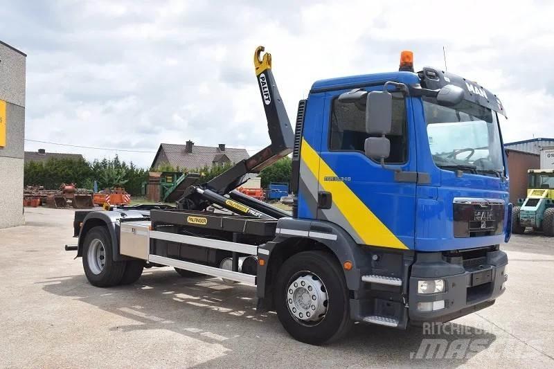 MAN TGM 18.340 Camion con gancio di sollevamento