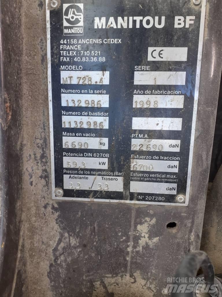 Manitou MT 728-4 Sollevatori telescopici