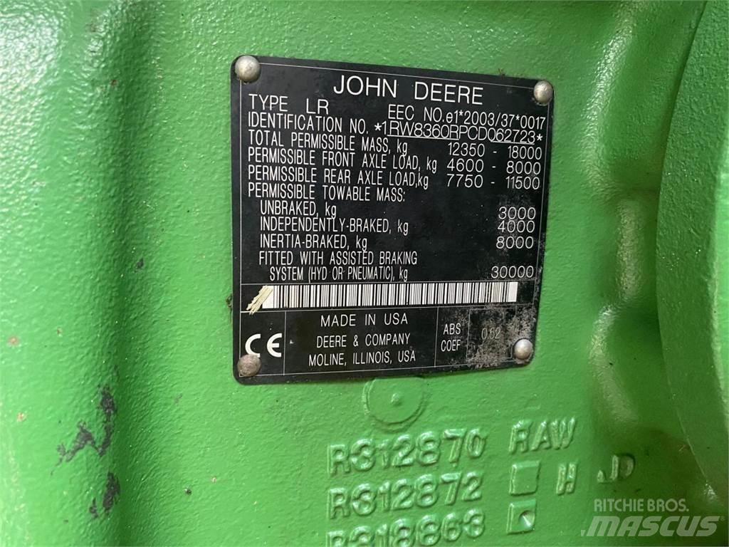 John Deere 8360R Trattori